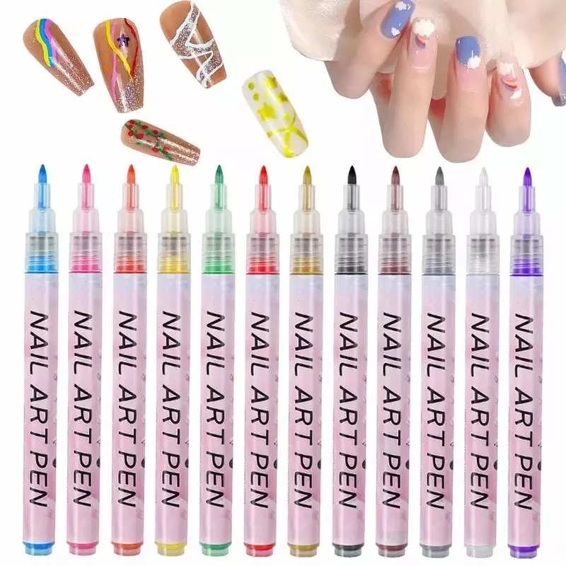 NEW2023 Nail Art Pens Nail Polish Pens Set Quick Dry Nail Point Graffiti Dotting Pen Drawing Painting Liner Brush For Nail Art S
NEW2023 Nail Art Pens Nail Polish Pens Set Quick Dry Nail Point Graffiti Dotting Pen Drawing Painting Liner Brush For Nail Art S