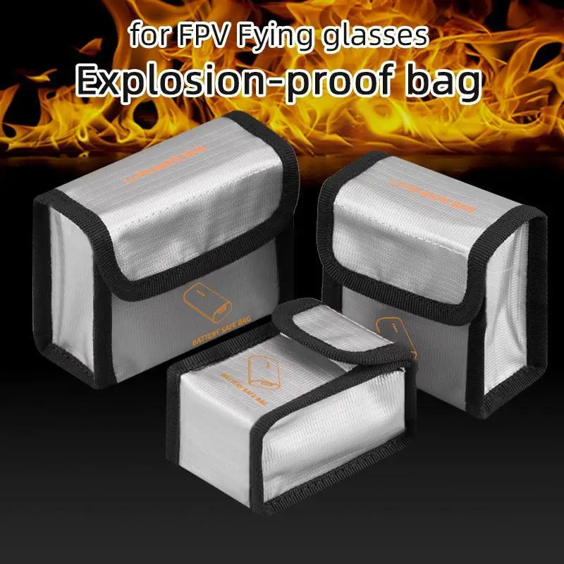 Portable Fireproof Explosion-proof Lipo Battery Safety Bag Fire Resistant For Charging Storage Bag For Fpv Combo/avata wholesale
Portable Fireproof Explosion-proof Lipo Battery Safety Bag Fire Resistant For Charging Storage Bag For Fpv Combo/avata wholesale