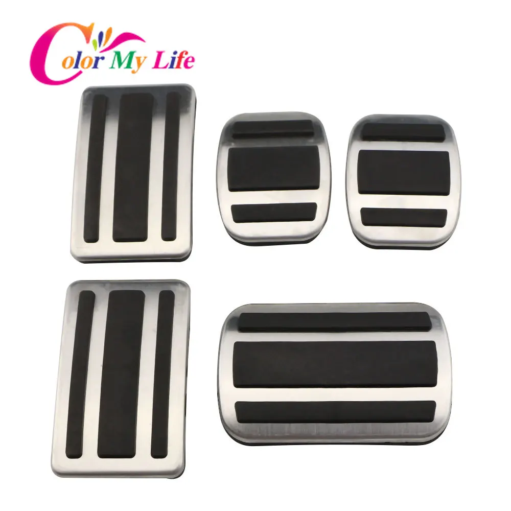 

Color My Life Car Accelerator Pedal Brake Clutch Pedals Kit Cover for Peugeot 308 308S 408 4008 5008 for Citroen C5 Aircross