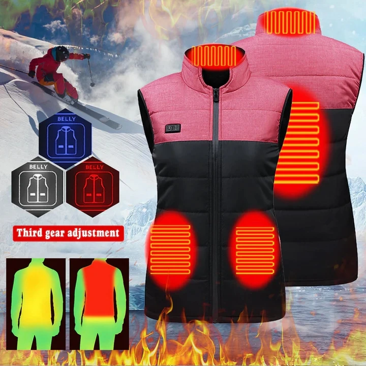 2022 Updated Version LED Controller Heated Vest For Men & Women Outdoor USB Infrared Heating Vest Jacket Men Winter Electric
2022 Updated Version LED Controller Heated Vest For Men & Women Outdoor USB Infrared Heating Vest Jacket Men Winter Electric