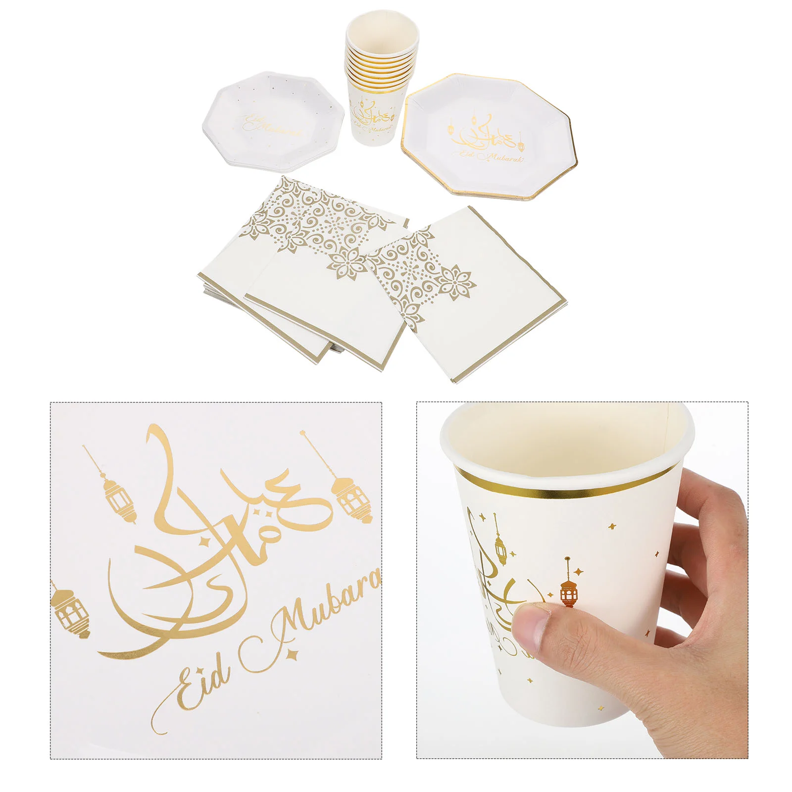 1 Set Tableware Party Tableware Dinner Set Paper Cups Dish Set for Dining Table Festivals Dinner
1 Set Tableware Party Tableware Dinner Set Paper Cups Dish Set for Dining Table Festivals Dinner