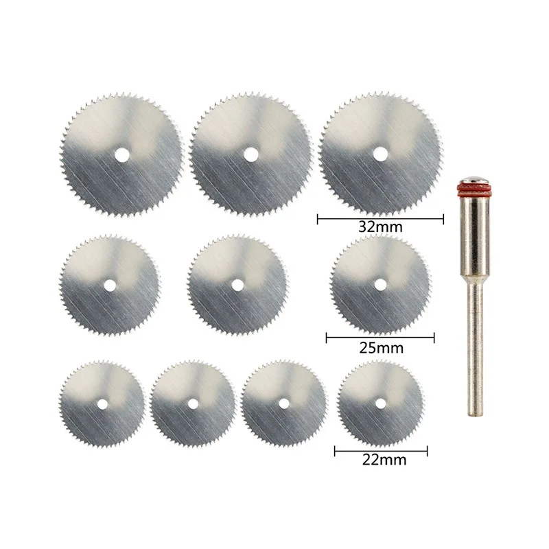 Saw Blade 11pcs Stainless Steel Mini Saw Blade with Mandrel Wood Metal Cutting Tool Disc Circular Saw Disc Woodworking Tool
Saw Blade 11pcs Stainless Steel Mini Saw Blade with Mandrel Wood Metal Cutting Tool Disc Circular Saw Disc Woodworking Tool