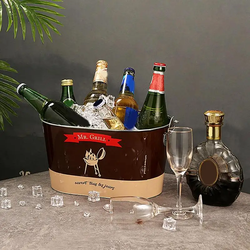 Ice Bucket Ice Slow Melting Long-lasting Ice Buckets Retro Style Ice Bucket Easy-to-Carry Ice Bucket Wide Use Ice Bucket
Ice Bucket Ice Slow Melting Long-lasting Ice Buckets Retro Style Ice Bucket Easy-to-Carry Ice Bucket Wide Use Ice Bucket