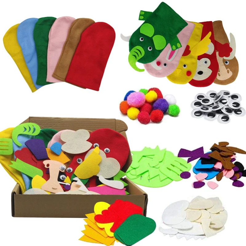 Animal Hand Puppet Making Kit for Kids Toddlers DIY Art Craft Felt Party Supplies Children Role Play Toys DIY Felt Decor
Animal Hand Puppet Making Kit for Kids Toddlers DIY Art Craft Felt Party Supplies Children Role Play Toys DIY Felt Decor