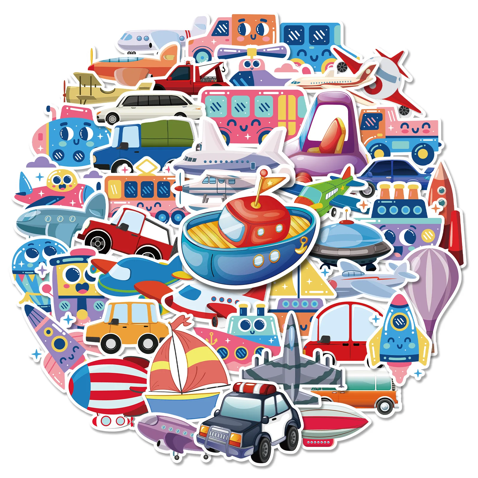 50PCS Cartoon Vehicle Aviation Series Stickers Stationery Box Desk Book Cute Children Graffiti Sticker Paper
50PCS Cartoon Vehicle Aviation Series Stickers Stationery Box Desk Book Cute Children Graffiti Sticker Paper