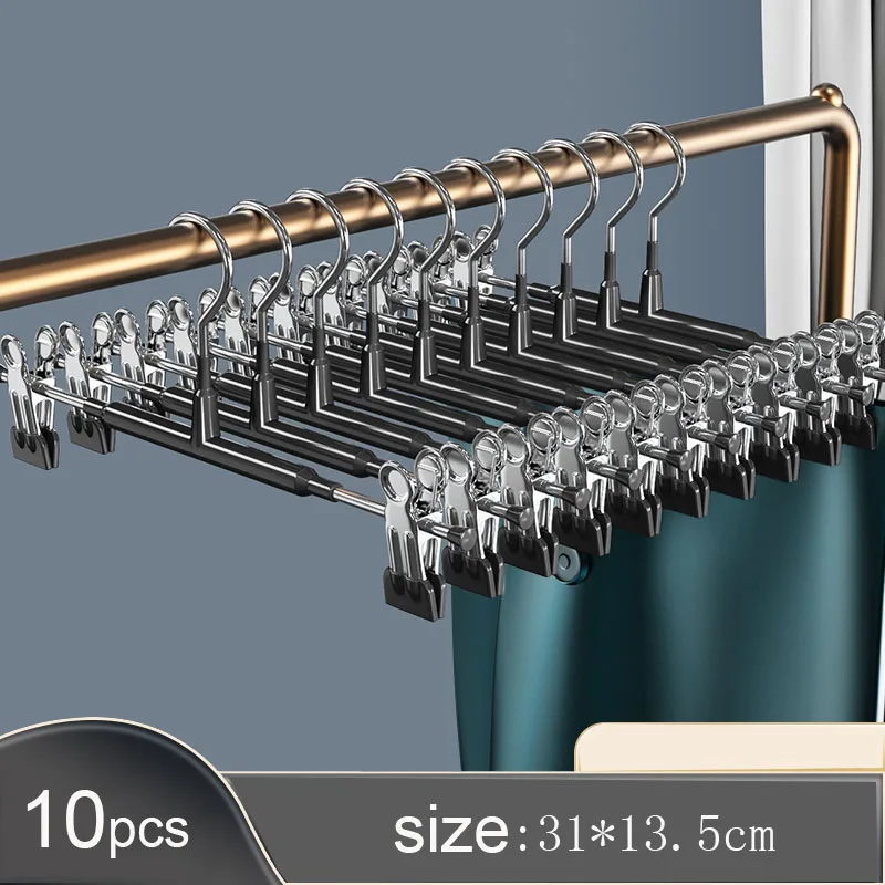 10pcs Stainless Steel Pants Hanger Drying Skirt Pants Wardrobe Clothes Organizer Underwear Socks Clip Trouser Rack 
10pcs Stainless Steel Pants Hanger Drying Skirt Pants Wardrobe Clothes Organizer Underwear Socks Clip Trouser Rack