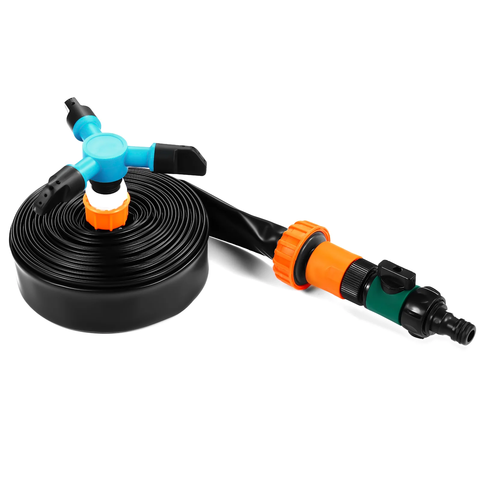 IBASETOY 12m PVC Trampoline Sprinkler Water Play Spray Hose Backyard Garden Lawn Waterpark with Trident Spray Head (Black)
IBASETOY 12m PVC Trampoline Sprinkler Water Play Spray Hose Backyard Garden Lawn Waterpark with Trident Spray Head (Black)
