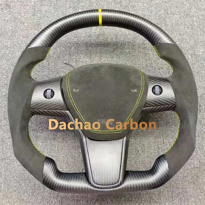 Alcantara Real Carbon Fiber Steering Wheel for Tesla Model 3 Model Y 2016 2017 2018 2019 2020 2021 2022 Customized
Alcantara Real Carbon Fiber Steering Wheel for Tesla Model 3 Model Y 2016 2017 2018 2019 2020 2021 2022 Customized