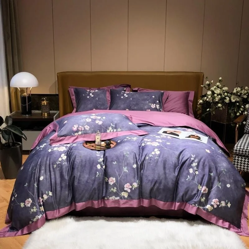 Spring Bloom Floral Bedding 1000TC Long Staple Cotton Silky Soft Full/Queen 4Pcs Duvet Cover Set Bed Sheet Pillow shams
Spring Bloom Floral Bedding 1000TC Long Staple Cotton Silky Soft Full/Queen 4Pcs Duvet Cover Set Bed Sheet Pillow shams