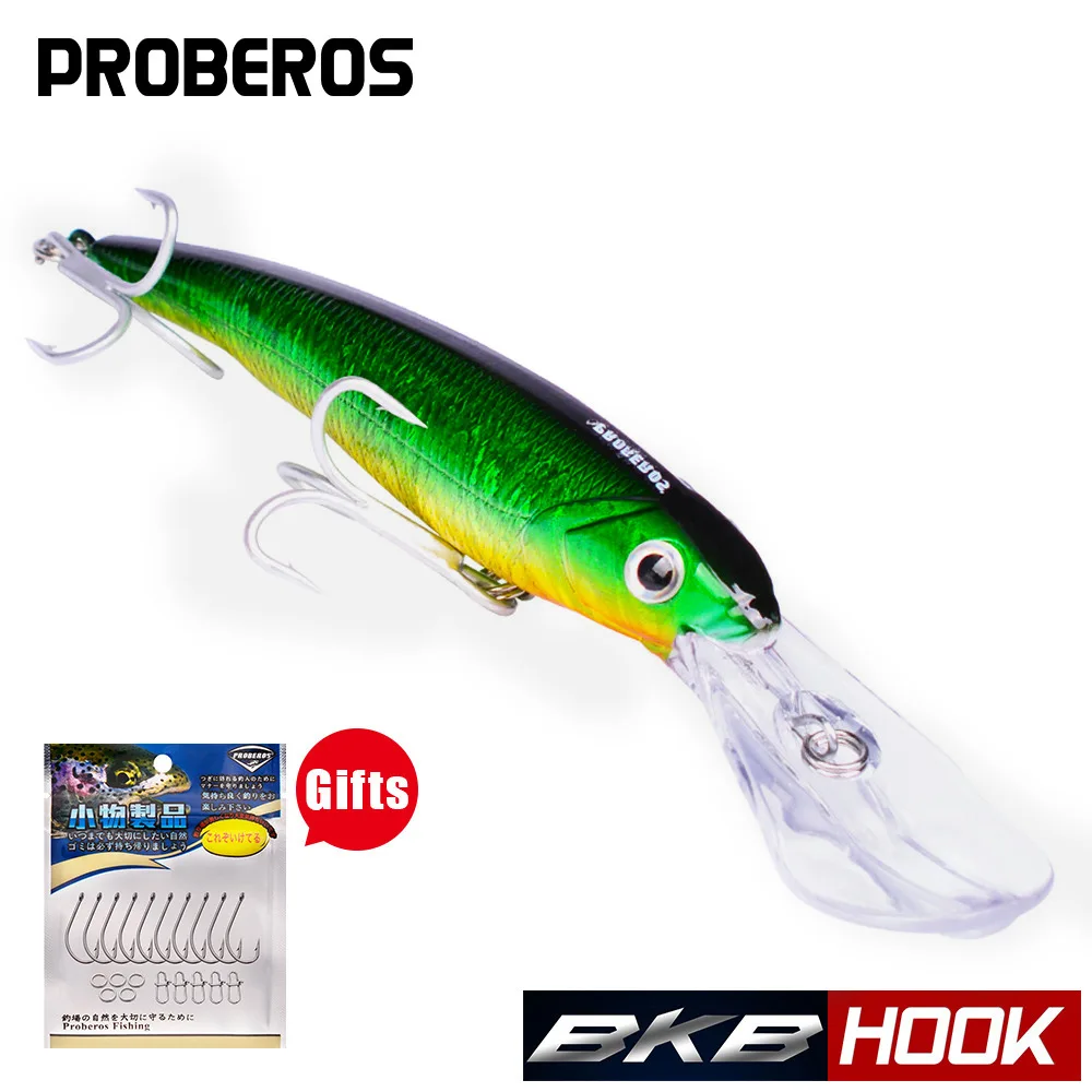 PRO BEROS Mino Bait 17CM 31g Plastic Pit Long Hard Bait Freshwater Fish Bait with Gift Accessories 
PRO BEROS Mino Bait 17CM 31g Plastic Pit Long Hard Bait Freshwater Fish Bait with Gift Accessories