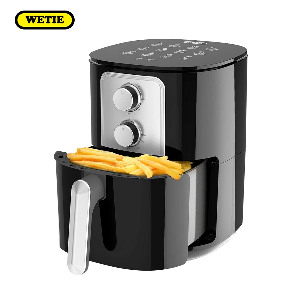 Воздушные фритюрницы WETIE AF31 4QT 1400 Вт, безмасляная воздушная фритюрница 5 в 1, двойная ручка, поддержка плиты, защита от перегрева, Цифровая Эле... 
Воздушные фритюрницы WETIE AF31 4QT 1400 Вт, безмасляная воздушная фритюрница 5 в 1, двойная ручка, поддержка плиты, защита от перегрева, Цифровая Эле...