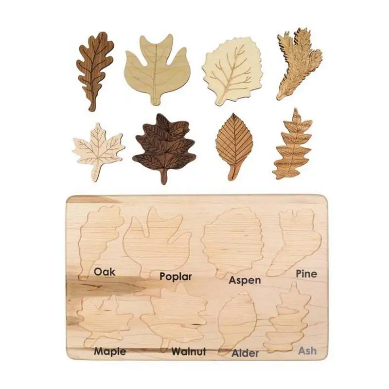 Wooden Puzzle Toys Forest Leaf Jigsaw Puzzle Wooden Board Learning Leaf Puzzle Early Childhood Educational Cognition Toy Gift
Wooden Puzzle Toys Forest Leaf Jigsaw Puzzle Wooden Board Learning Leaf Puzzle Early Childhood Educational Cognition Toy Gift