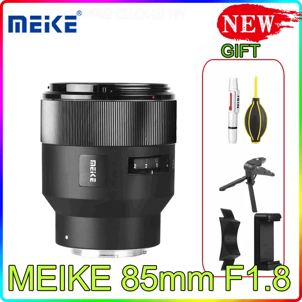 MEIKE 85mm F1.8 APS-C Full Frame Camera Lens Fixed Manual Focus Portrait For SONY E Mount Cameras A7RIII A7III A7M3s
MEIKE 85mm F1.8 APS-C Full Frame Camera Lens Fixed Manual Focus Portrait For SONY E Mount Cameras A7RIII A7III A7M3s