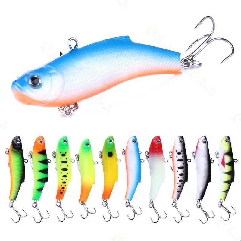 1PC VIB Ice Fishing Lure Soft Bait Pesca 7cm 17g Isca Artificial Bait Sinking Wobbler Winter Fishing Tackle 10 Colors
1PC VIB Ice Fishing Lure Soft Bait Pesca 7cm 17g Isca Artificial Bait Sinking Wobbler Winter Fishing Tackle 10 Colors