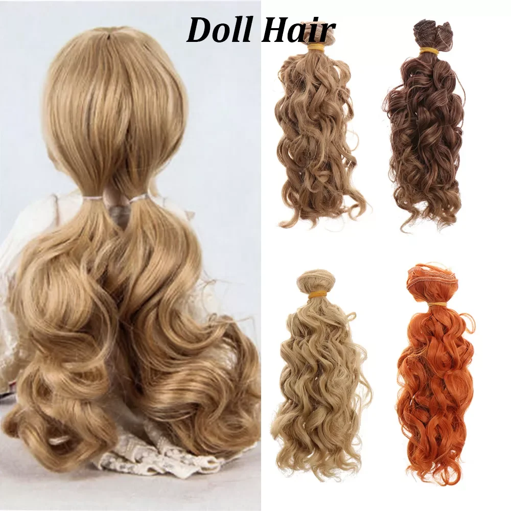 Doll Curly Wigs Fashion Mini Tresses High-Temperature 1/6 1/4 1/3 Screw Periwig Curly Hair Doll Accessories Kids Gifts
Doll Curly Wigs Fashion Mini Tresses High-Temperature 1/6 1/4 1/3 Screw Periwig Curly Hair Doll Accessories Kids Gifts