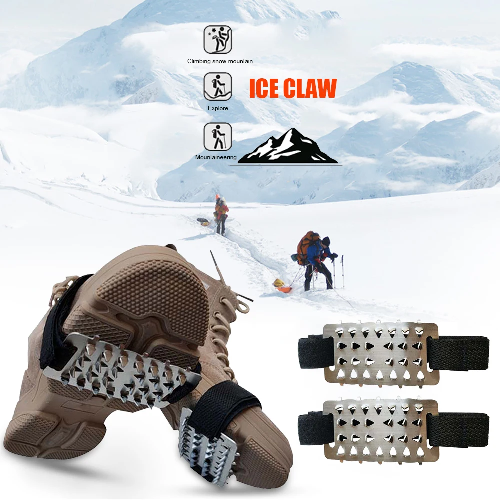 Outdoor Ice Snow Shoe Spiked Grips Cleats Crampons Winter Anti Slip Shoes Cover Travelling Easy Carrying Portable Parts
Outdoor Ice Snow Shoe Spiked Grips Cleats Crampons Winter Anti Slip Shoes Cover Travelling Easy Carrying Portable Parts