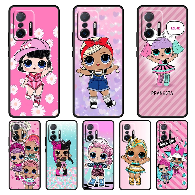LOL Surprise Gift Girl For Xiaomi 11 11T 10T Note 10 Mi 9T Ultra Pro Lite 5G Funda Soft Silicone TPU Black Phone Case Capa Shell 
LOL Surprise Gift Girl For Xiaomi 11 11T 10T Note 10 Mi 9T Ultra Pro Lite 5G Funda Soft Silicone TPU Black Phone Case Capa Shell