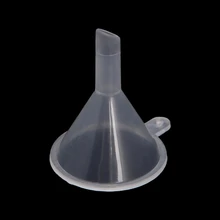 Mini Liquid Funnel with Hanging Hole Portable Essence Powder Dispenser Practical Gadget for Lab Bottles Sand Splitter