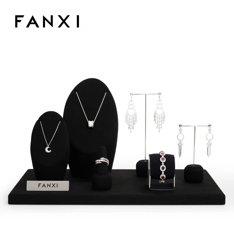 Original Jewelry Stand Necklace Earrings Jewelry Counter Display Combination Set TT100 Black
Original Jewelry Stand Necklace Earrings Jewelry Counter Display Combination Set TT100 Black