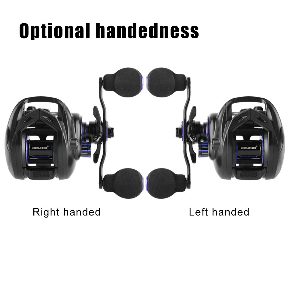 Portable Fishing Reel Baitcasting Reel 8KG Max Drag 6.3:1 High Speed Magnetic Brake System Freshwater Saltwater Fishing Tackle
Portable Fishing Reel Baitcasting Reel 8KG Max Drag 6.3:1 High Speed Magnetic Brake System Freshwater Saltwater Fishing Tackle