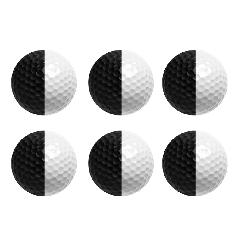 6Piece Golf Ball Two-Color Three-Tier Putter Practice Game For Visual Rolling Direction
6Piece Golf Ball Two-Color Three-Tier Putter Practice Game For Visual Rolling Direction