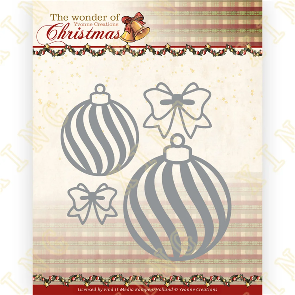Christmas Wonder Baubles New Metal Cutting Dies Scrapbook Diary Decoration Stencil Embossing Template Diy Greeting Card Handmade
Christmas Wonder Baubles New Metal Cutting Dies Scrapbook Diary Decoration Stencil Embossing Template Diy Greeting Card Handmade