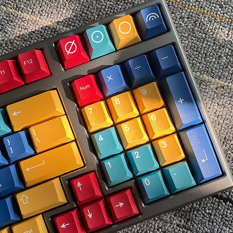 GMK Colour Disk 133 Keys Cherry Profile PBT Keycap Thick For Filco CHERRY Ducky iKBC Mechanical Gaming Keyboard
GMK Colour Disk 133 Keys Cherry Profile PBT Keycap Thick For Filco CHERRY Ducky iKBC Mechanical Gaming Keyboard