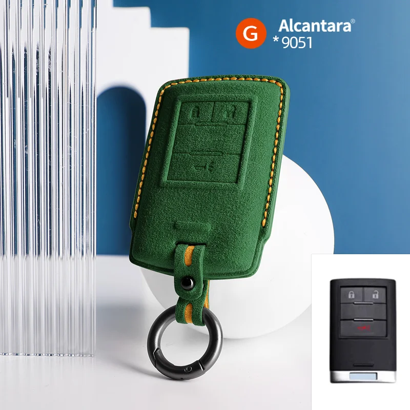 Car Key Case Cover Holder Key Buckle Alcantara For Cadillac CTS ATS XTS SLS SRX XLS DTS STS 3Buttons Keychain Accessories
Car Key Case Cover Holder Key Buckle Alcantara For Cadillac CTS ATS XTS SLS SRX XLS DTS STS 3Buttons Keychain Accessories