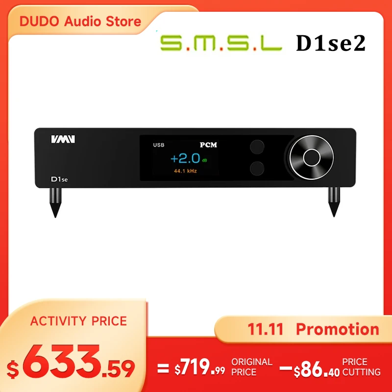 SMSL VMV D1se2 HI RES USB DAC MQA ES9039MSPRO XMOS XU316 DSD512 768 кГц 32 бит LDAC Bluetooth аудио декодер с дистанционным управлением
SMSL VMV D1se2 HI RES USB DAC MQA ES9039MSPRO XMOS XU316 DSD512 768 кГц 32 бит LDAC Bluetooth аудио декодер с дистанционным управлением
