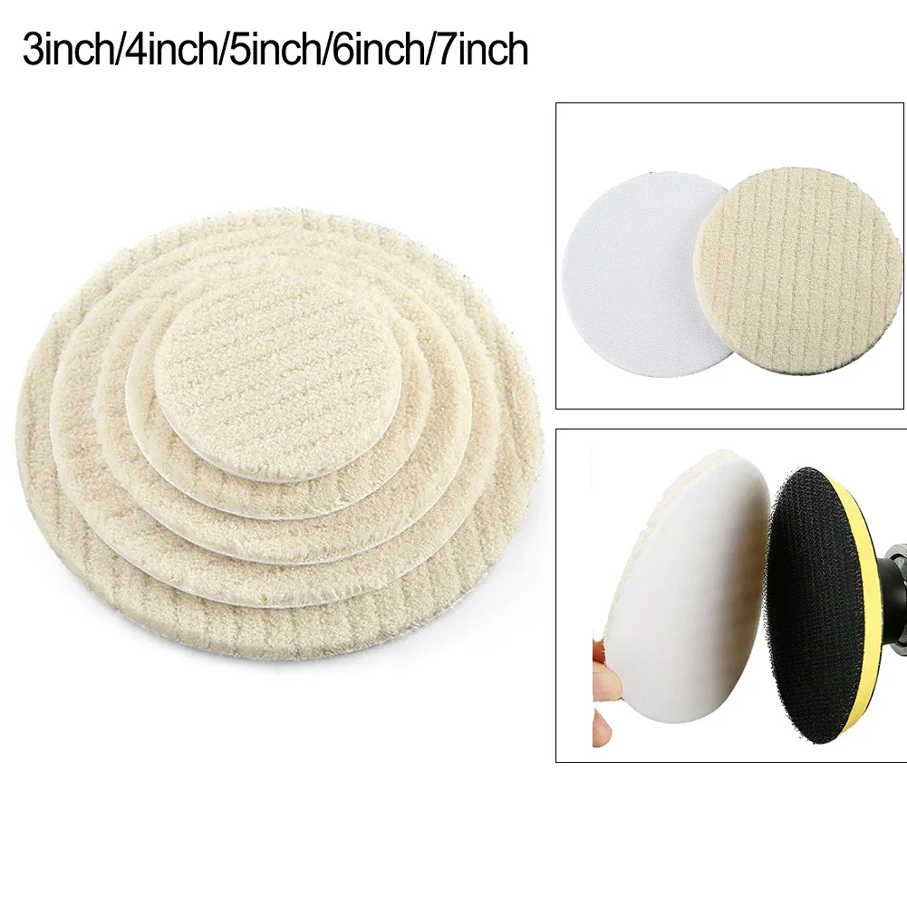 75-180mm Wool Polishing Pads Buffing Felt Wheel For Glass Stainless Steel Polish Repair Scratche For Glass Polish Accessories
75-180mm Wool Polishing Pads Buffing Felt Wheel For Glass Stainless Steel Polish Repair Scratche For Glass Polish Accessories