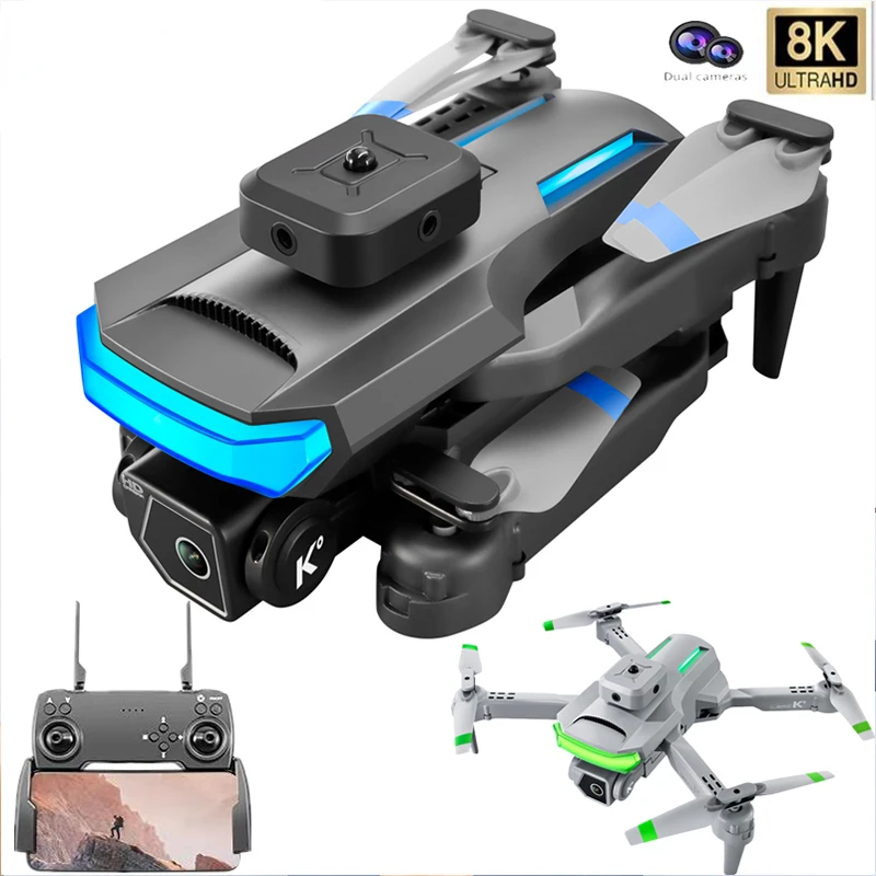 Drone 360 Degrees Obstacle Avoidance 8K FPV WIFI Optical Flow Dron Fpv Dual Camera Follow Me Quadcopter
Drone 360 Degrees Obstacle Avoidance 8K FPV WIFI Optical Flow Dron Fpv Dual Camera Follow Me Quadcopter