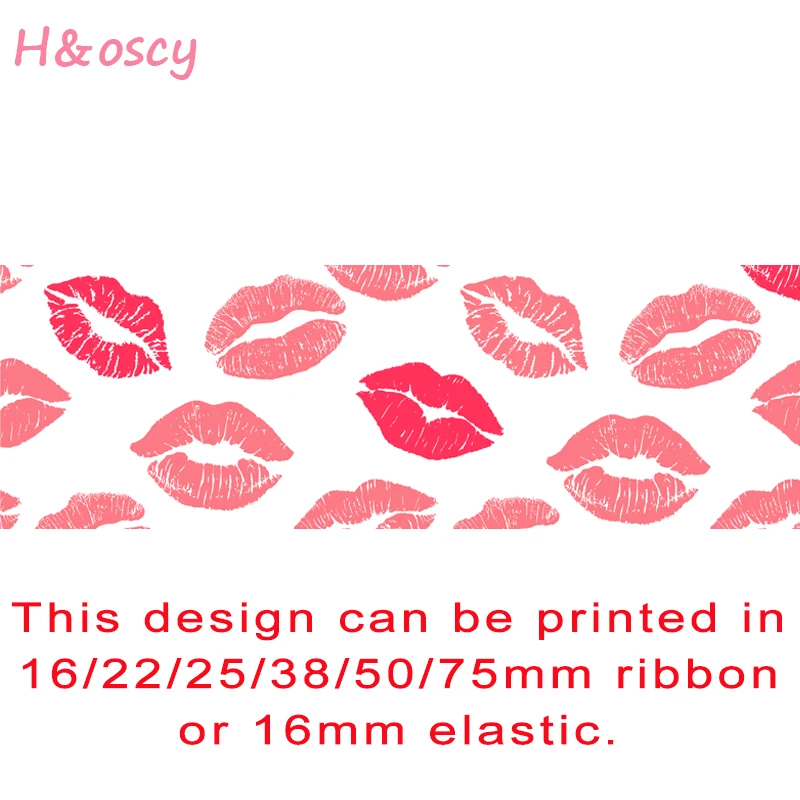 50 ярдов, корсажная лента с принтом в виде губ
50 ярдов, корсажная лента с принтом в виде губ