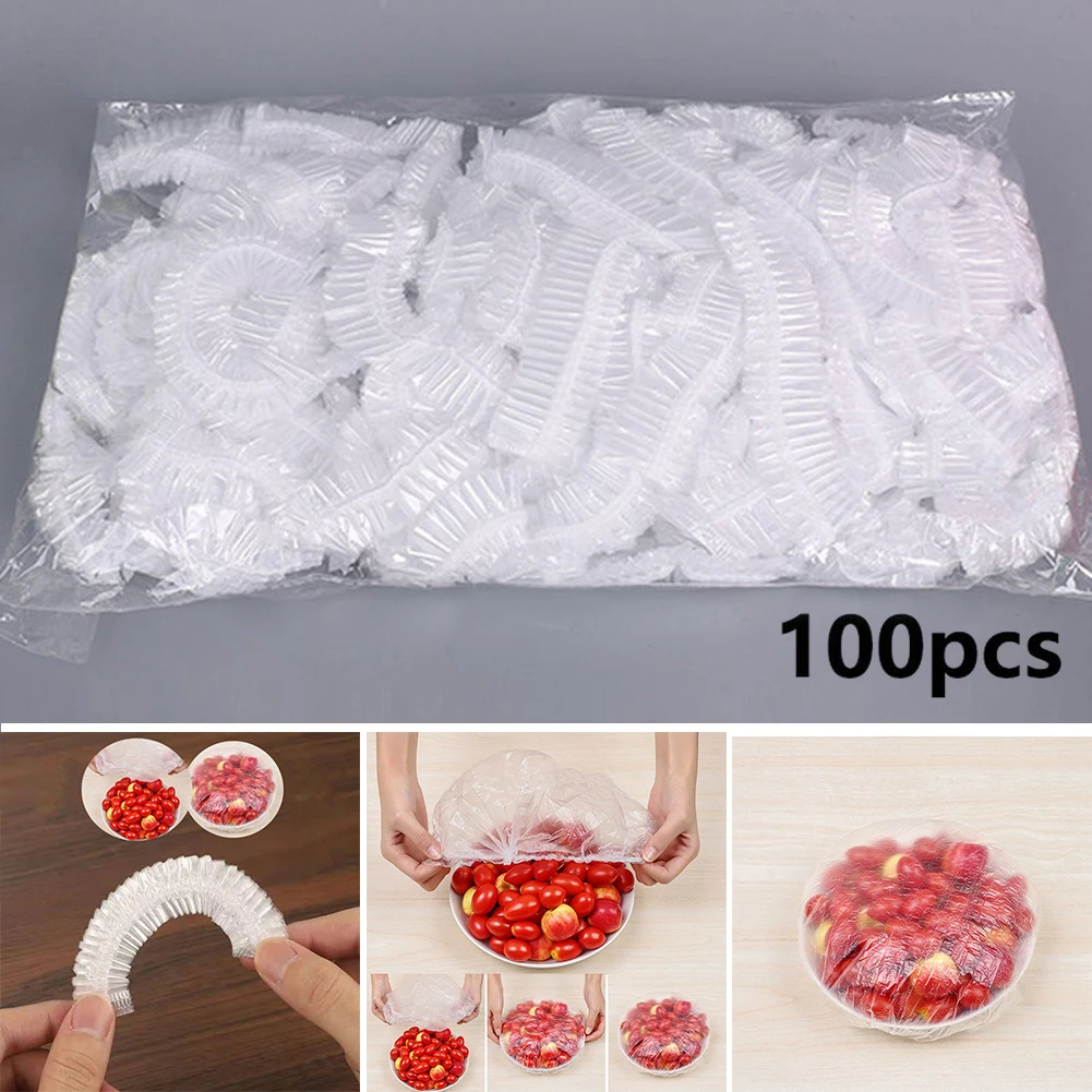100pc Household Disposable Food Cover Plastic Wrap Elastic Food Lid Anti-smell Bowl Cover Fresh-keeping Sleeve Kitchen Saver Bag
100pc Household Disposable Food Cover Plastic Wrap Elastic Food Lid Anti-smell Bowl Cover Fresh-keeping Sleeve Kitchen Saver Bag