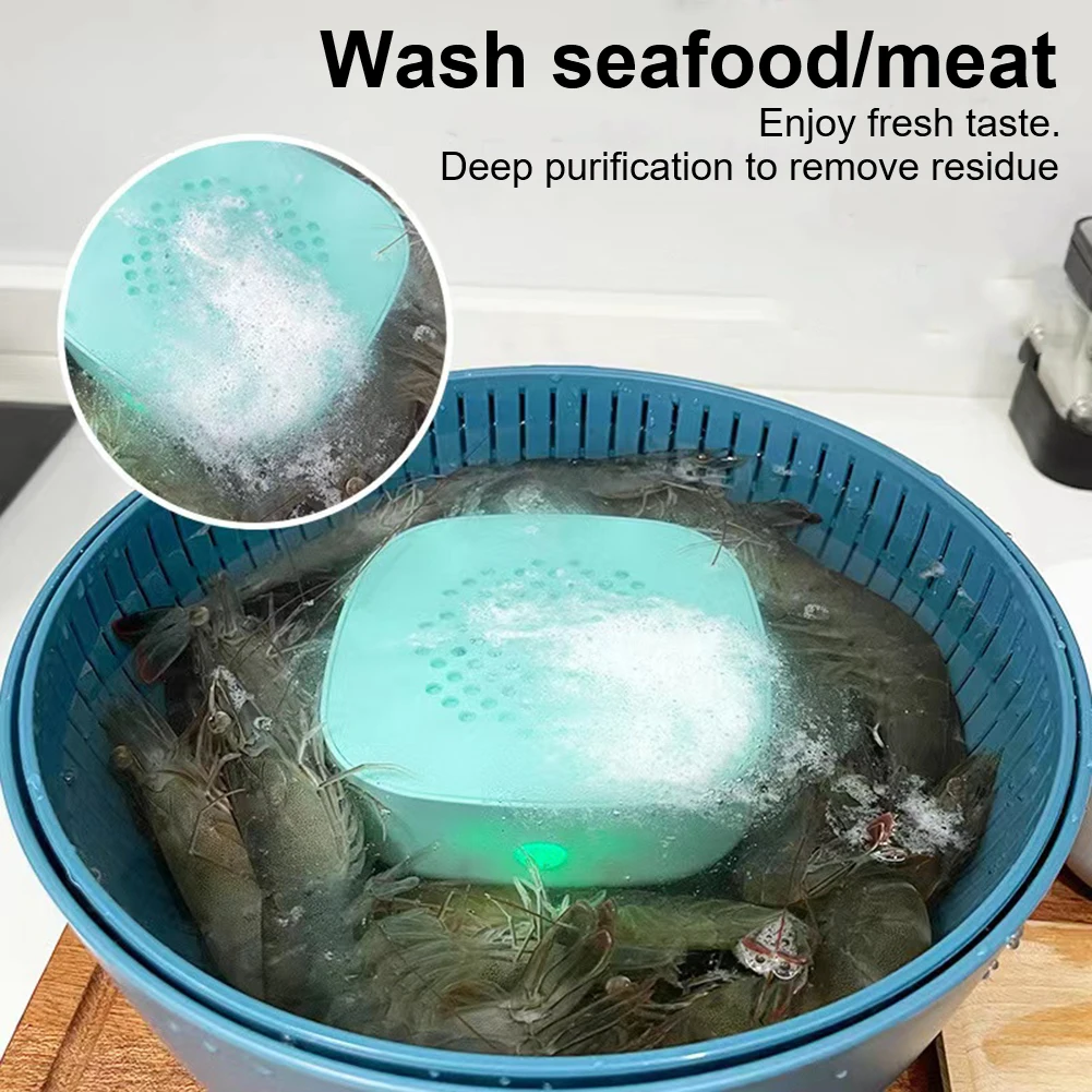 Fruit Vegetable Washing Machine Waterproof Portable Rechargable Remove Reside Purifier Pwerful Removal for Home and Outdoor
Fruit Vegetable Washing Machine Waterproof Portable Rechargable Remove Reside Purifier Pwerful Removal for Home and Outdoor