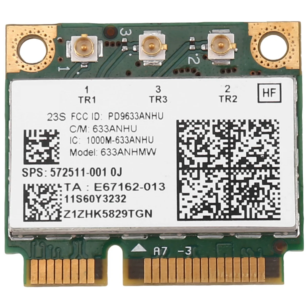 Беспроводная Wi-Fi карта 6300AGN 633ANHMW Mini Pcie карта 802.11A/G/N 2,4G + 5,0 ГГц для Lenovo Thinkpad T410 T420 T430 X220 Y460
Беспроводная Wi-Fi карта 6300AGN 633ANHMW Mini Pcie карта 802.11A/G/N 2,4G + 5,0 ГГц для Lenovo Thinkpad T410 T420 T430 X220 Y460