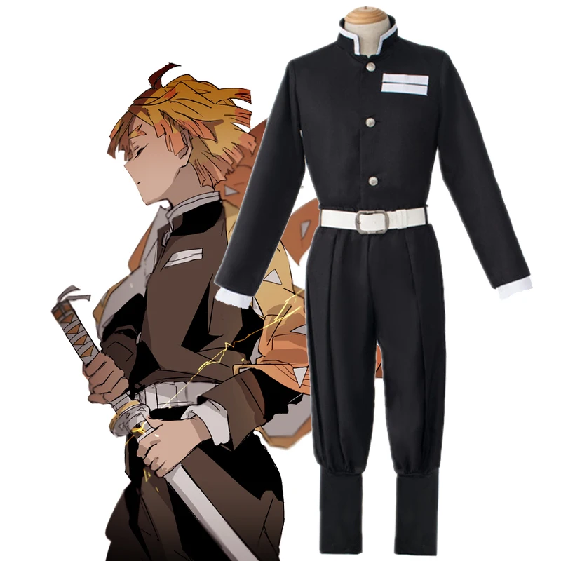 Demon Slayer Kimetsu no Yaiba Cosplay Costume Kamado Tanjirou Agatsuma Zenitsu Tomioka Giyuu Kochou Shinobu Black Team Uniform
Demon Slayer Kimetsu no Yaiba Cosplay Costume Kamado Tanjirou Agatsuma Zenitsu Tomioka Giyuu Kochou Shinobu Black Team Uniform