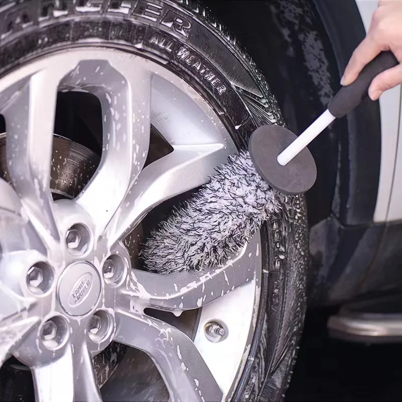 Car Wheel Brush Microfiber Premium Anti-Slip Handle For Washing Wheel Rim Spoke Wheel Barrel And Brake Caliper Cleaning Brush
Car Wheel Brush Microfiber Premium Anti-Slip Handle For Washing Wheel Rim Spoke Wheel Barrel And Brake Caliper Cleaning Brush
