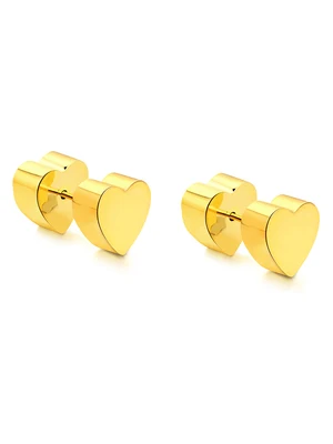 B metal double-sided love earrings female summer minority design sense of advanced European and American INS earrings golden tem
B metal double-sided love earrings female summer minority design sense of advanced European and American INS earrings golden tem