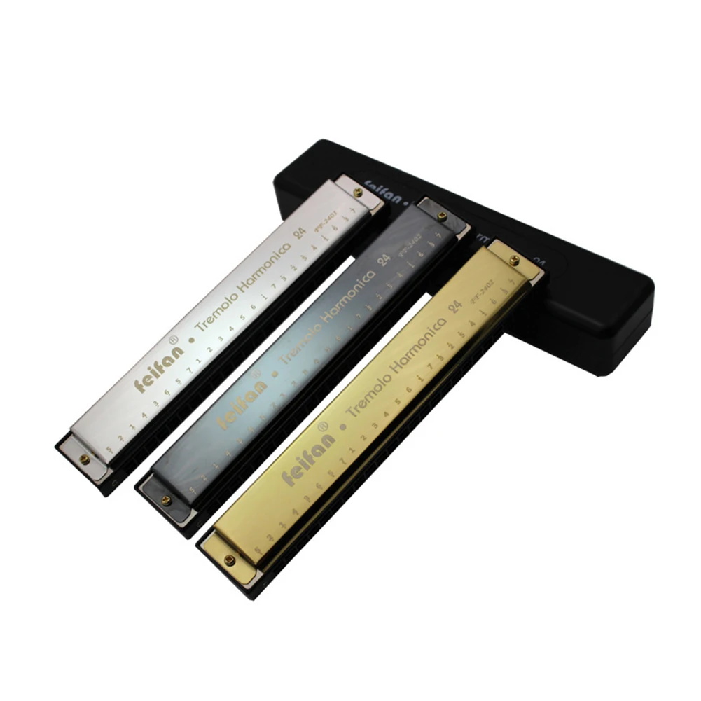 Professional 24 Hole Harmonica Mouth Metal Organ For Beginners Musical Instruments Harmonica Harp Harmonium Blues Clues New
Professional 24 Hole Harmonica Mouth Metal Organ For Beginners Musical Instruments Harmonica Harp Harmonium Blues Clues New