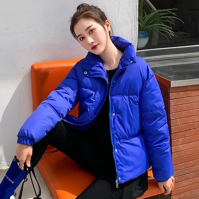 Women's Winter Jackets 2022 Soild Stand Collar Warm Parkas Cotton Padded Coat Students Outwear Female Loose Casual Puffer Coats
Women's Winter Jackets 2022 Soild Stand Collar Warm Parkas Cotton Padded Coat Students Outwear Female Loose Casual Puffer Coats