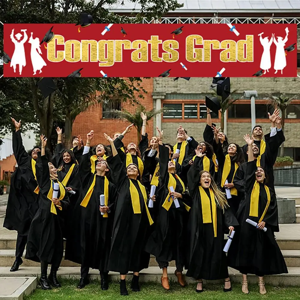Party Banner Fashion Clear Printing Bright Color High School College Graduation Party Banner Festival Supply
Party Banner Fashion Clear Printing Bright Color High School College Graduation Party Banner Festival Supply