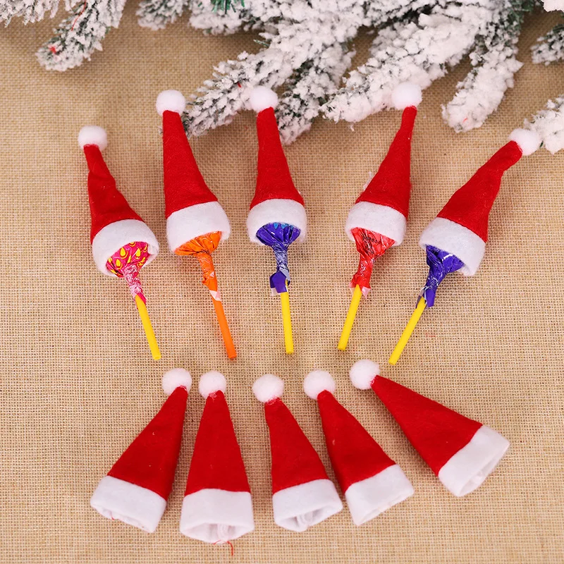 10PCS New Year MINI Christmas Hat Christmas Decorations Christmas Lollipop Hat Christmas Non-Woven Table Knife Fork ChristmasHat
10PCS New Year MINI Christmas Hat Christmas Decorations Christmas Lollipop Hat Christmas Non-Woven Table Knife Fork ChristmasHat