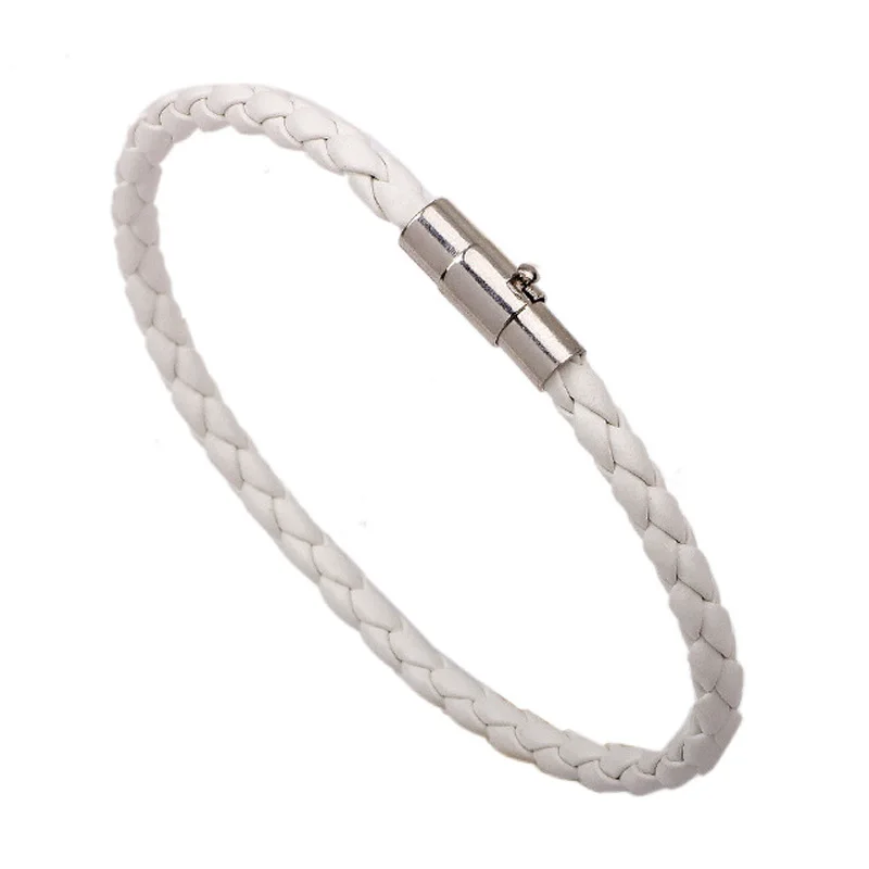 Charmsmic 6MM Handmade Twisted Magnetic Leather Bracelets For Women Female Hand Jewelry Accessories Black White Rope Wristband
Charmsmic 6MM Handmade Twisted Magnetic Leather Bracelets For Women Female Hand Jewelry Accessories Black White Rope Wristband