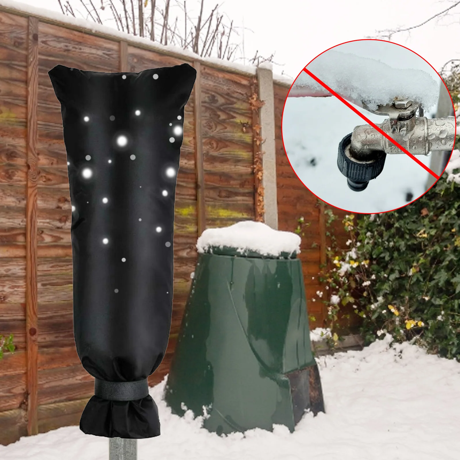 Winter Antifreeze Cover Faucet Protector Cover Outdoor Garden Waterproof Heat Preservation Hose Faucet Cover Rain Snow Cover
Winter Antifreeze Cover Faucet Protector Cover Outdoor Garden Waterproof Heat Preservation Hose Faucet Cover Rain Snow Cover