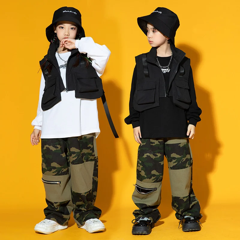 Hip Hop Children's Fashion Brand Street Dance Children's Performance Clothing Children's Hiphop Vest Set Boys' Walk Show Fashion
Hip Hop Children's Fashion Brand Street Dance Children's Performance Clothing Children's Hiphop Vest Set Boys' Walk Show Fashion