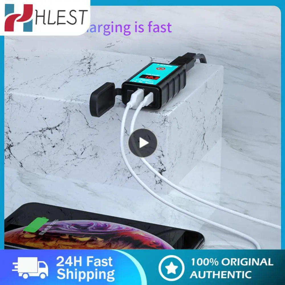 Black Mobile Phone Charger Adapter Portable Universal Switch With Voltmeter Waterproof Durable Motorbike Supplies 12v Usb
Black Mobile Phone Charger Adapter Portable Universal Switch With Voltmeter Waterproof Durable Motorbike Supplies 12v Usb