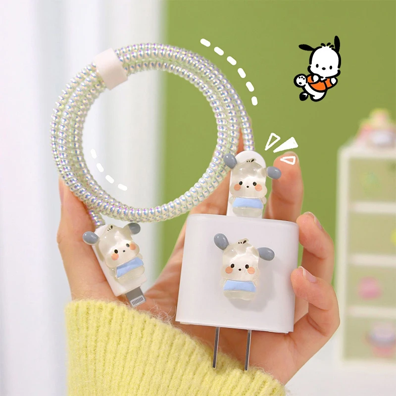 Cute Pochacco Charger Protective Cover Sanrio Kuromi Cinnamoroll Apple 18 20W Charging Head Data Cable Protection Case Toy Gifts
Cute Pochacco Charger Protective Cover Sanrio Kuromi Cinnamoroll Apple 18 20W Charging Head Data Cable Protection Case Toy Gifts