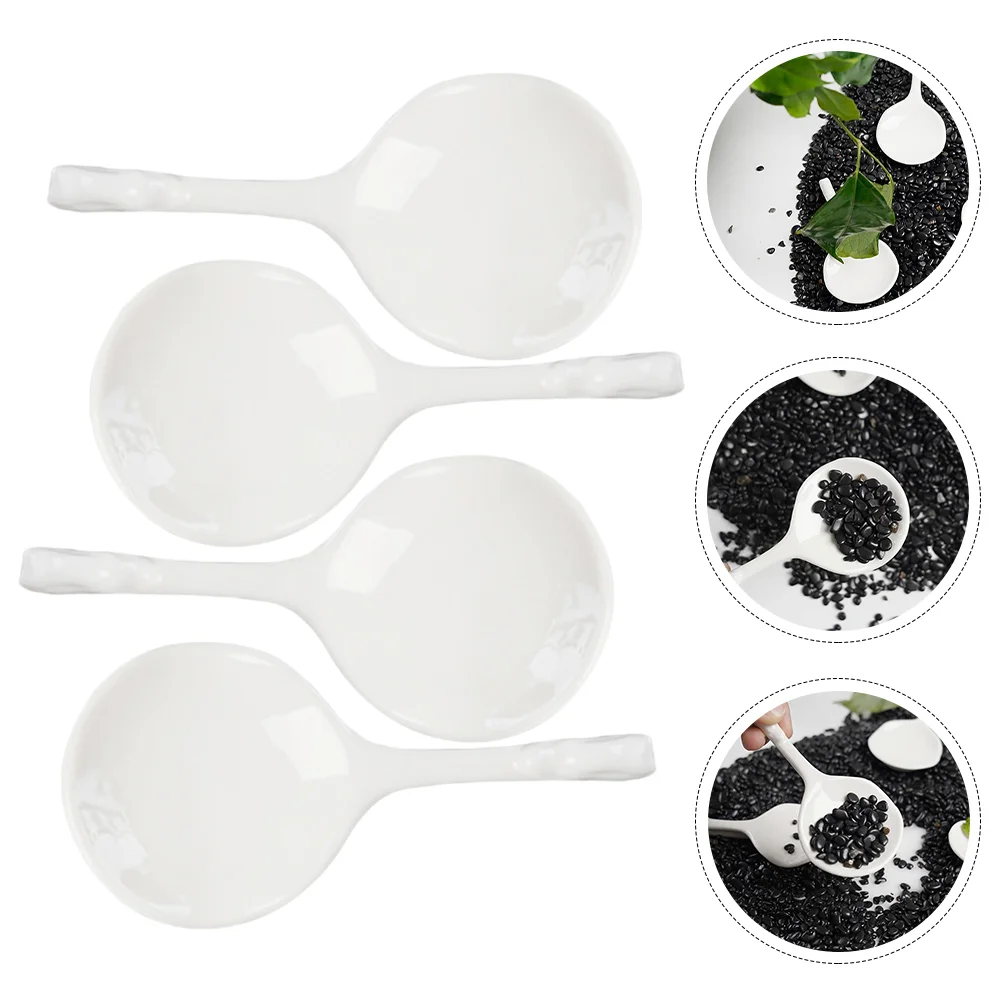

Rest Spoon Chopstick Holder Ceramic Chopsticks Ladle Stand Fork Soup Japanese White Porcelain Cooking Serving Appetizer Dish