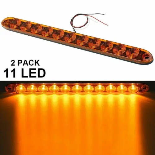 11LED Long Strip Tail Light Pickup Truck Trailer Side Light 12V High Brake Light Universal For 10V-30V Vehicles Heavy Trucks
11LED Long Strip Tail Light Pickup Truck Trailer Side Light 12V High Brake Light Universal For 10V-30V Vehicles Heavy Trucks