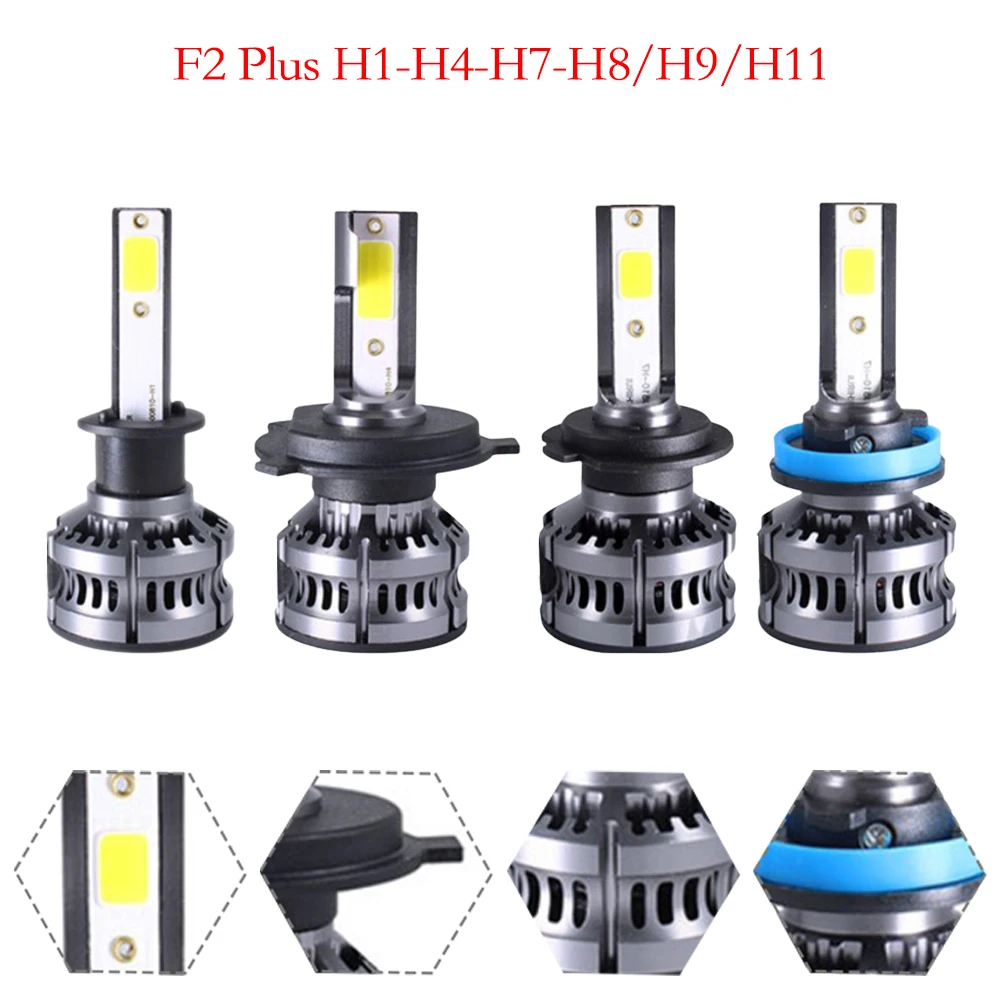 2X 80W 14000LM F2 PLUS LED Car Headlight Fog Light Headlight H7 H4 H1 H11/H9 /H8 Lamp Canbus Headlight Bulbs Auto Fog Lights
2X 80W 14000LM F2 PLUS LED Car Headlight Fog Light Headlight H7 H4 H1 H11/H9 /H8 Lamp Canbus Headlight Bulbs Auto Fog Lights